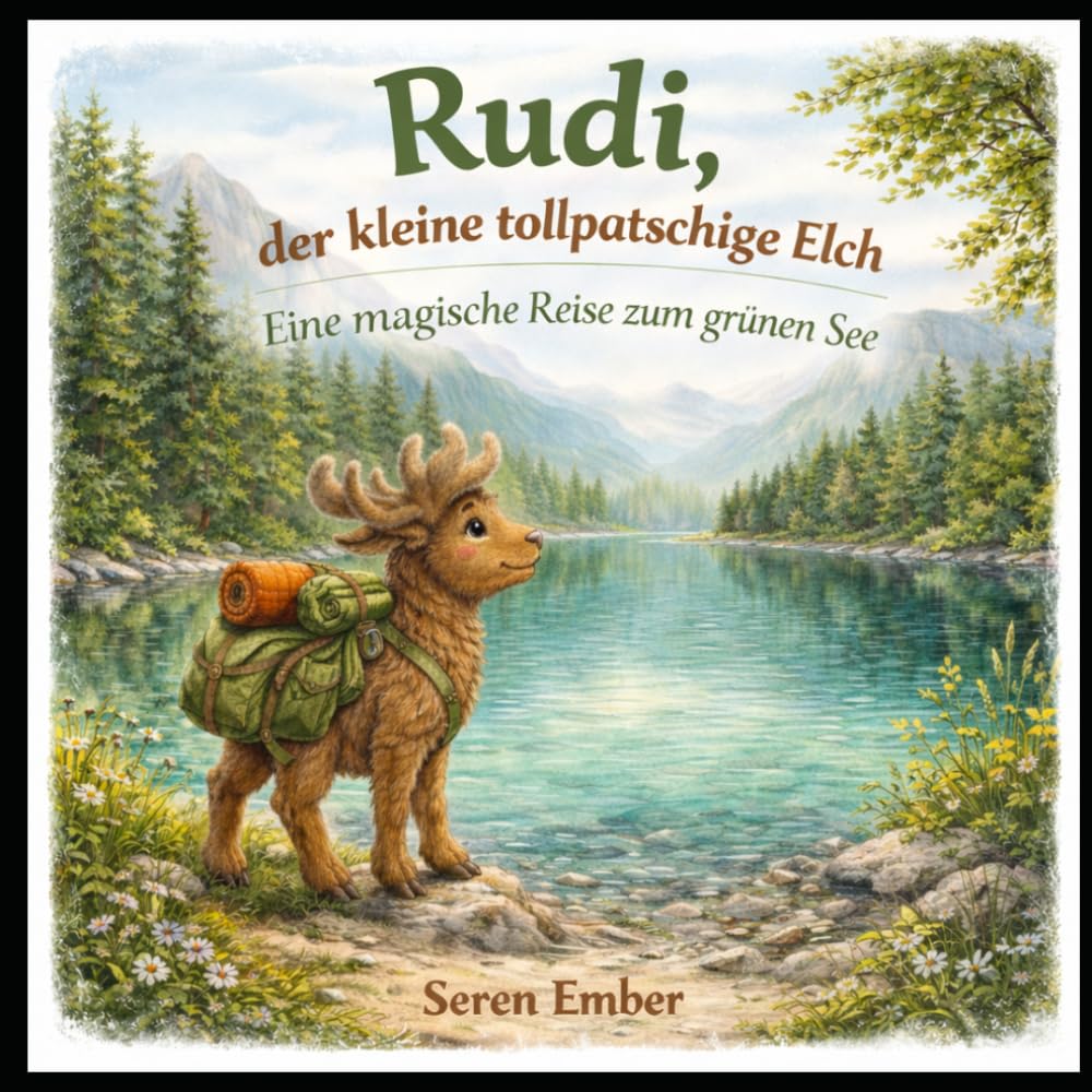 Rudi, der kleine tollpatschige Elch: Eine magische Reise zum grünen See