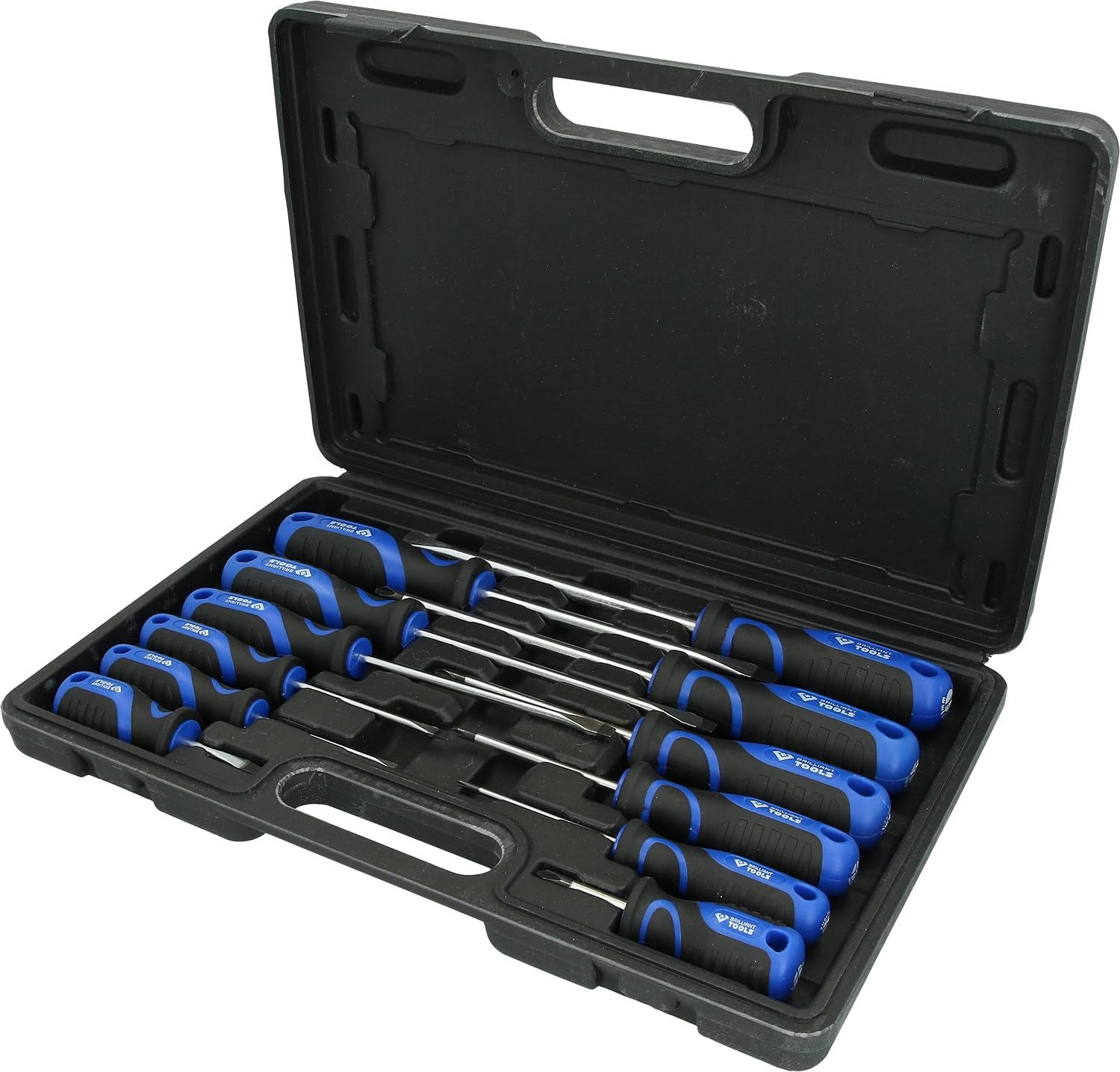 BRILLIANT TOOLS BT033012 Serie giraviti, 12 pz, intaglio, PH [Powered by KS TOOLS]