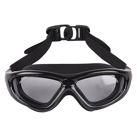 Arrowmax Wide lense Silicone Swimming Goggle - Anti Fog lense Promotes Visibility Under Water | Ideal for Men, Women and Kids | Comfortable and Skin Friendly Material - ASG-9100