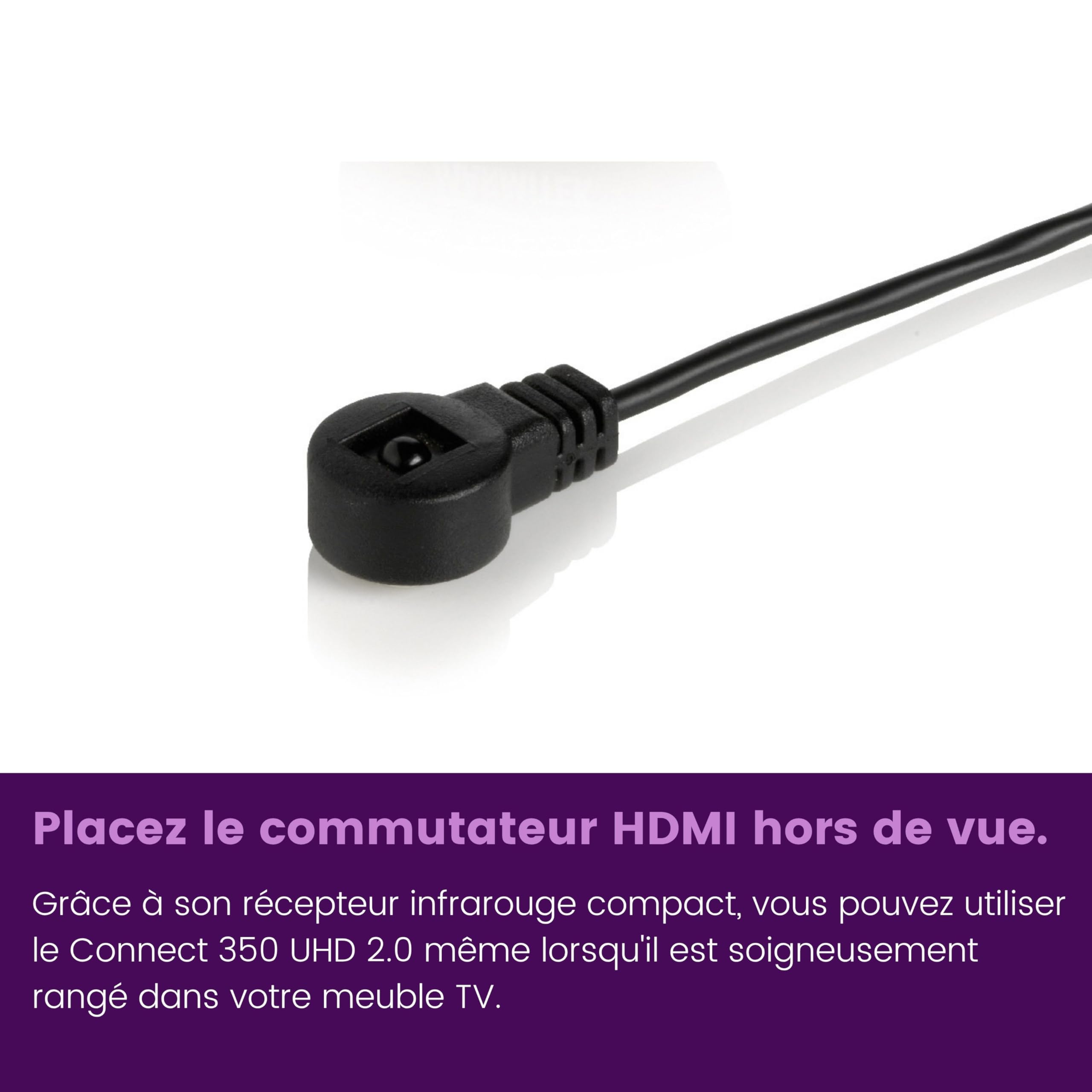 Marmitek Connect 310 UHD 2.0 - Switch HDMI 4K60 3 entrées 1 Sortie HDR