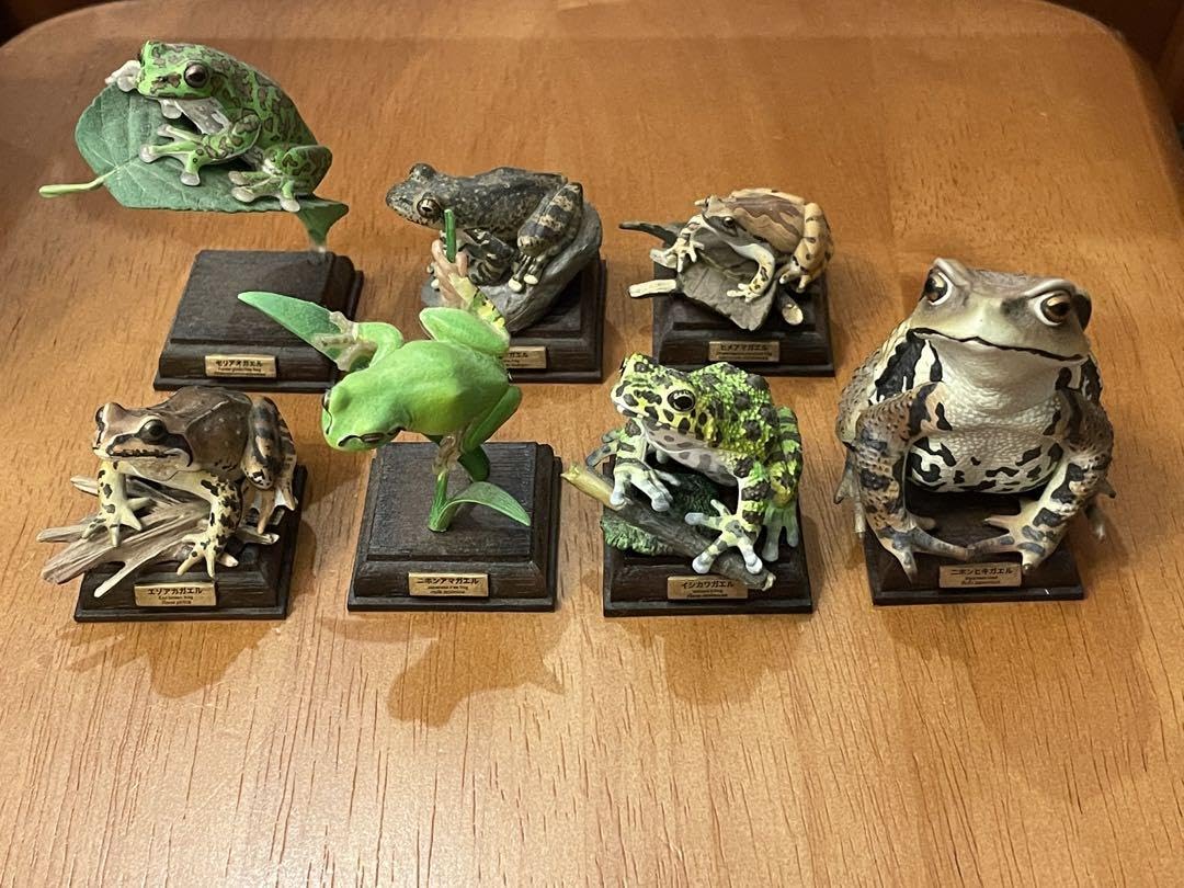 Amazon.co.jp: 日本のカエル ガチャ ノーマル7種コンプセット : おもちゃ