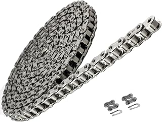 Jeremywell #35 SS Stainless Steel Roller Chain 10 Feet + 2 Master Links, Corrosion Resistant