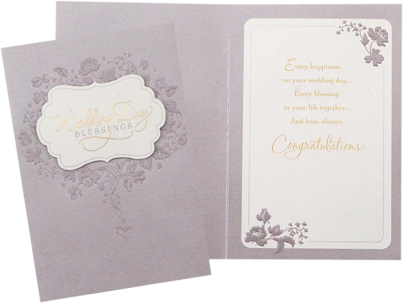 Hallmark Wedding Cards Assortment (5 Cards with Envelopes)