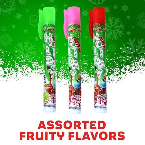 Miniatura 4 de Jingle Sweet Christmas Pen - Caramelo líquido en aerosol para Navidad, rellenos únicos de Navidad de sabores agridulces, incluyendo manzana verde,