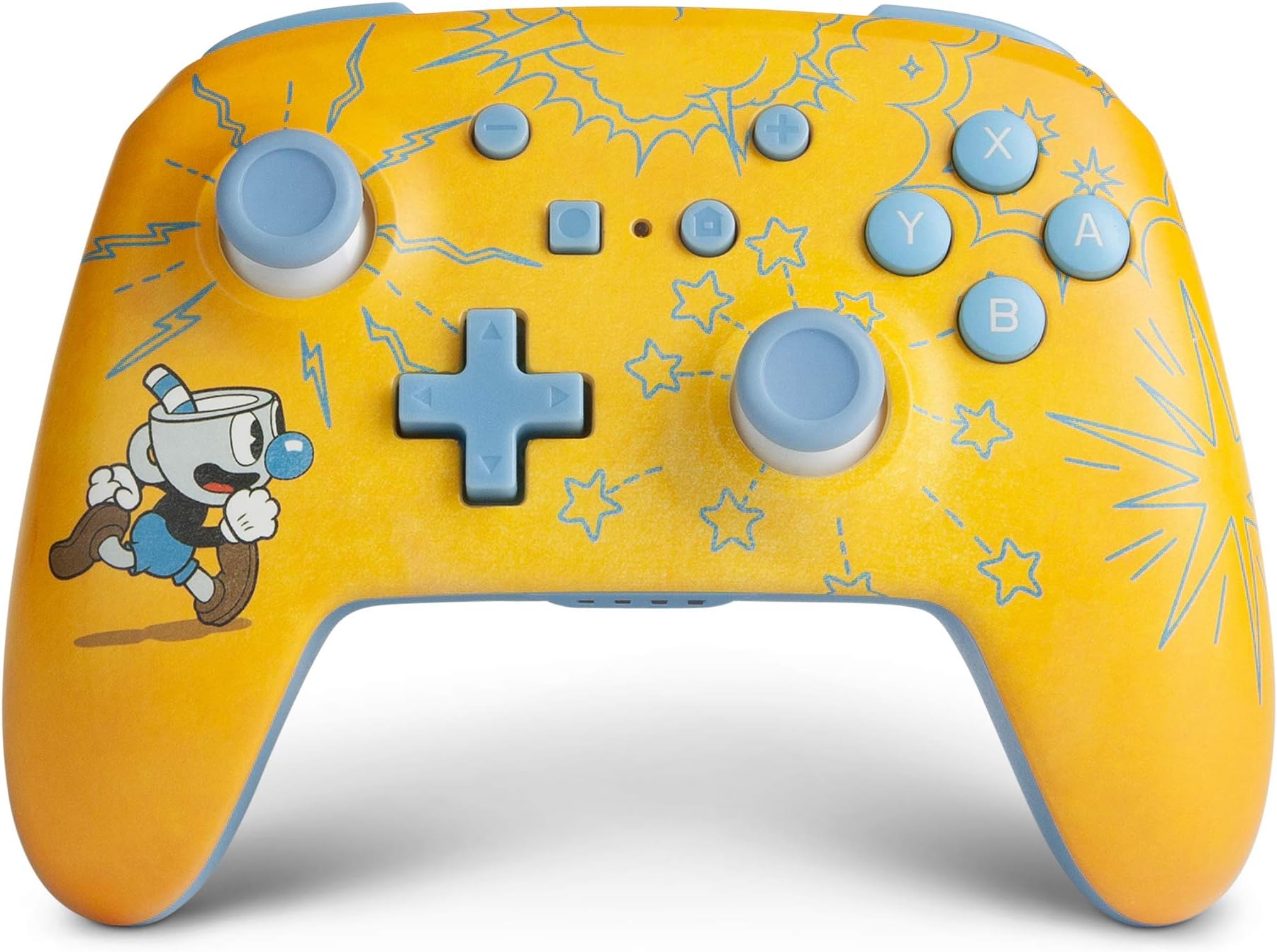PowerA Enhanced Wireless Controller for Nintendo Switch - Cuphead: Mugman