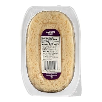 Veetee Basmati Rice - 2 Minute Rice Microwavable Meals - Instant Rice Meals Ready to Eat Gluten Free Precooked Rice - 9.9oz (Pack of 6)
