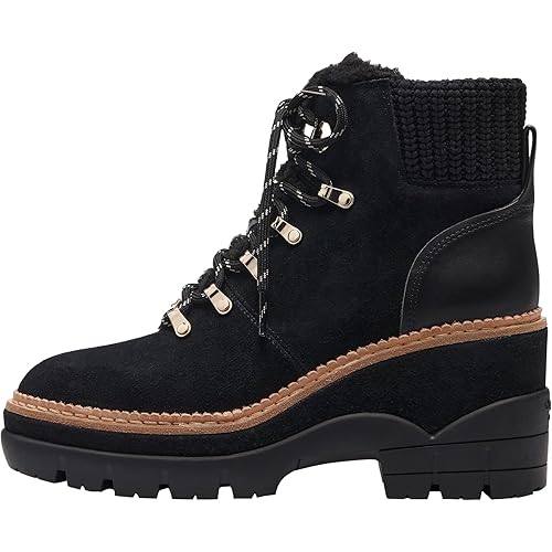 kate spade new york womens Willow Lug Lace Up Bootie