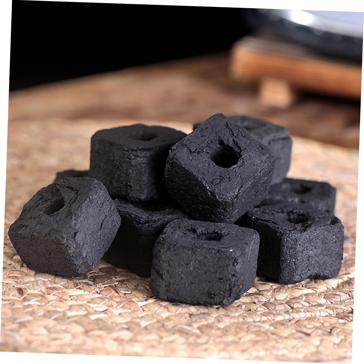 Toddmomy 1bolsa Bolsa De Vegetal Briquetas Barbacoa Carbon De Bambú Vegetal para Estufa Parrilla De