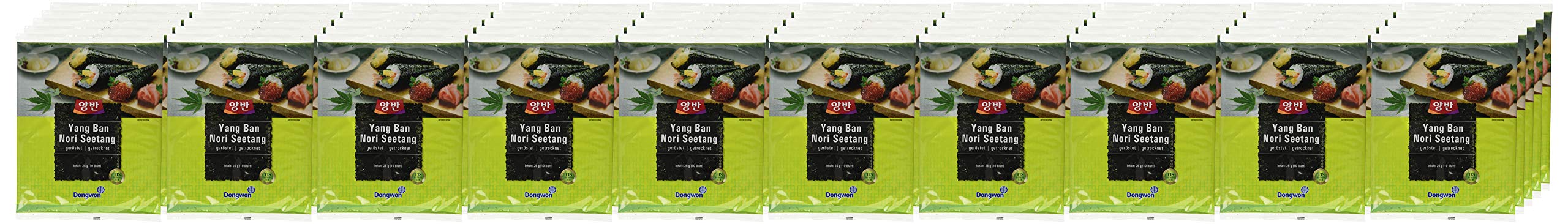 Dongwon, Alga seca y noris - 50 de 25 gr. (Total 1250 gr.)