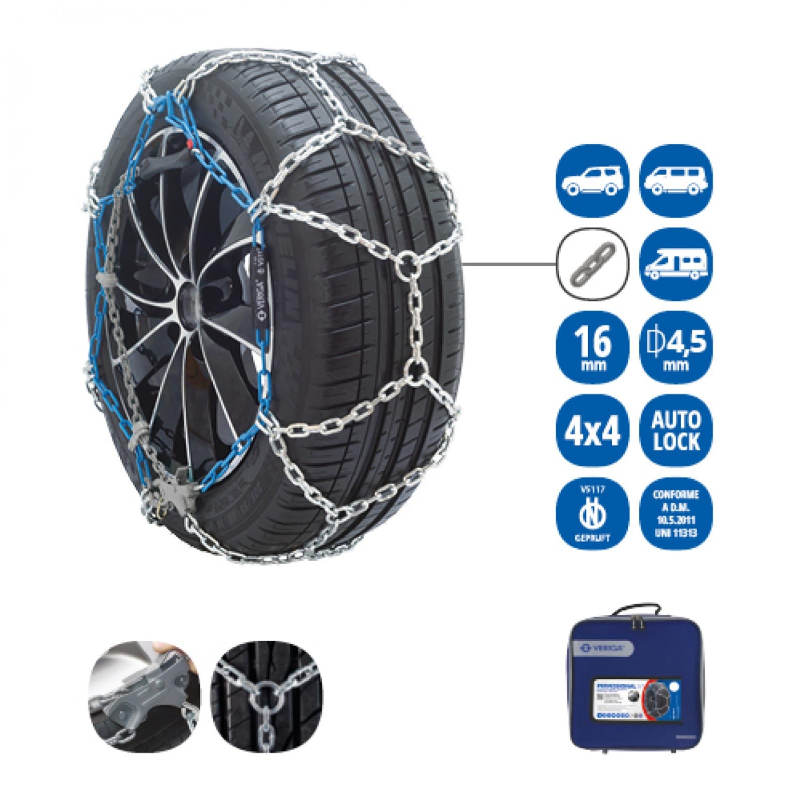 Veriga 28410 - Catene da Neve Professional NT 250