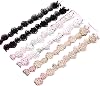 YEKEYI Women 3 Pairs Bra Straps Flower Lace Adjustable Underwear Bra Strap Replacement Shoulder Strap