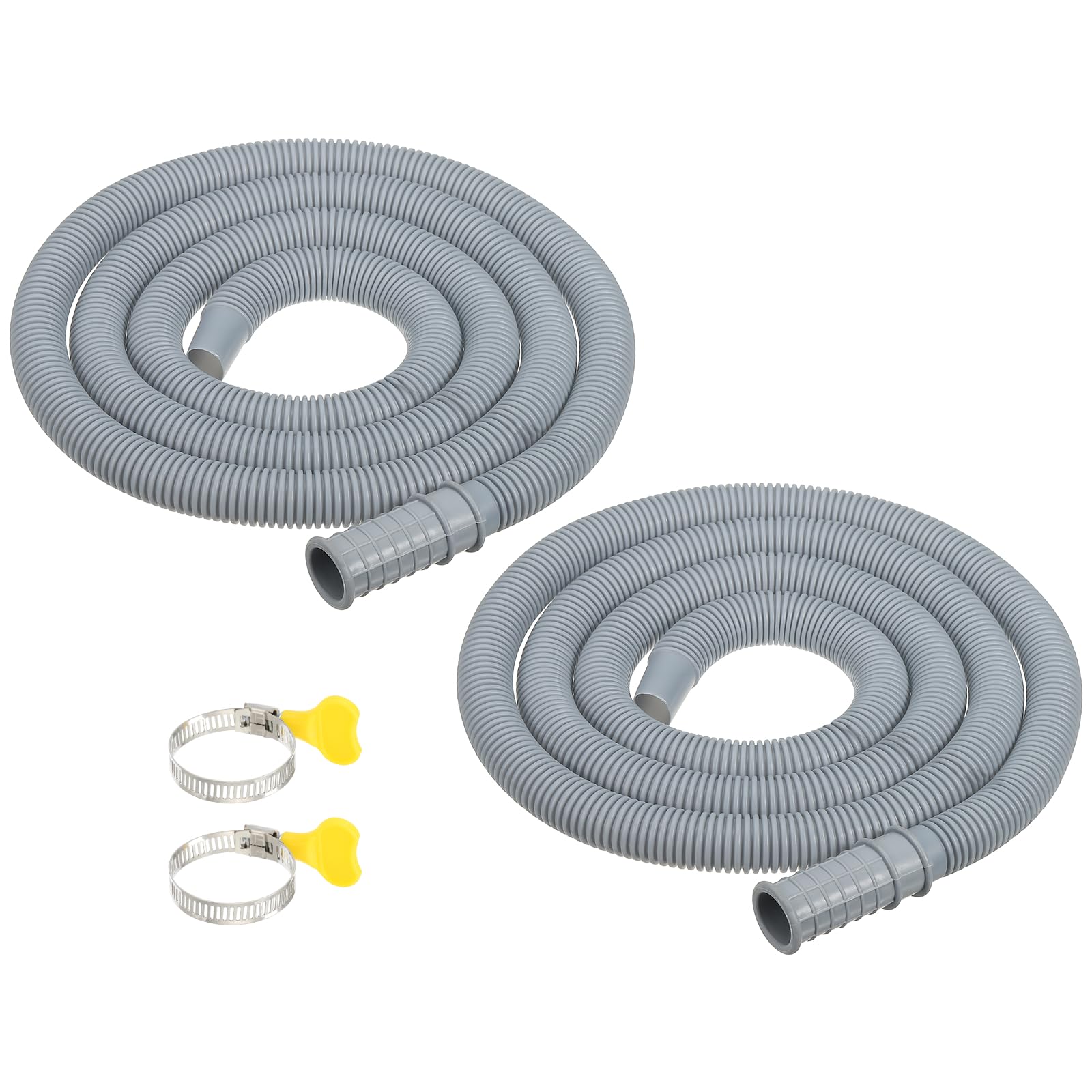 Tuyau de vidange climatiseur universel PATIKIL 1,5 m avec pince pour déshumidificateur