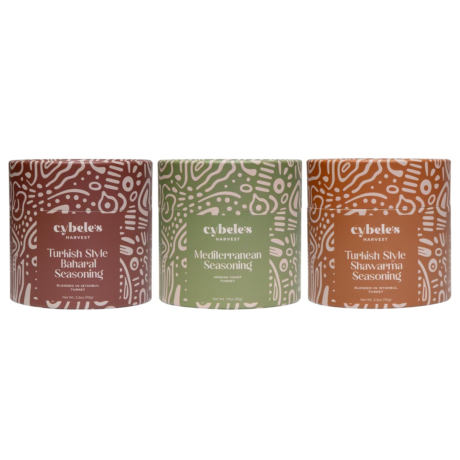 Mediterranean All-Purpose Seasoning Trio – Turkish Spice Blends for Beef, Chicken, Lamb, Vegetables & Grilling