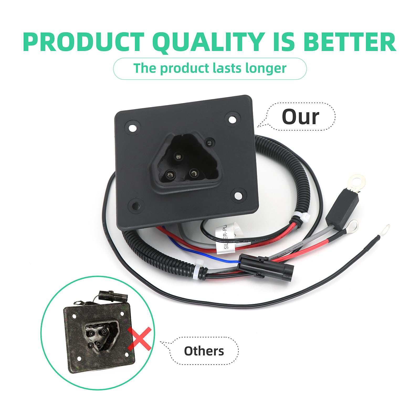 Amazon.co.jp: ゴルフカート 48V バッテリー充電器レセプタクル EZGO