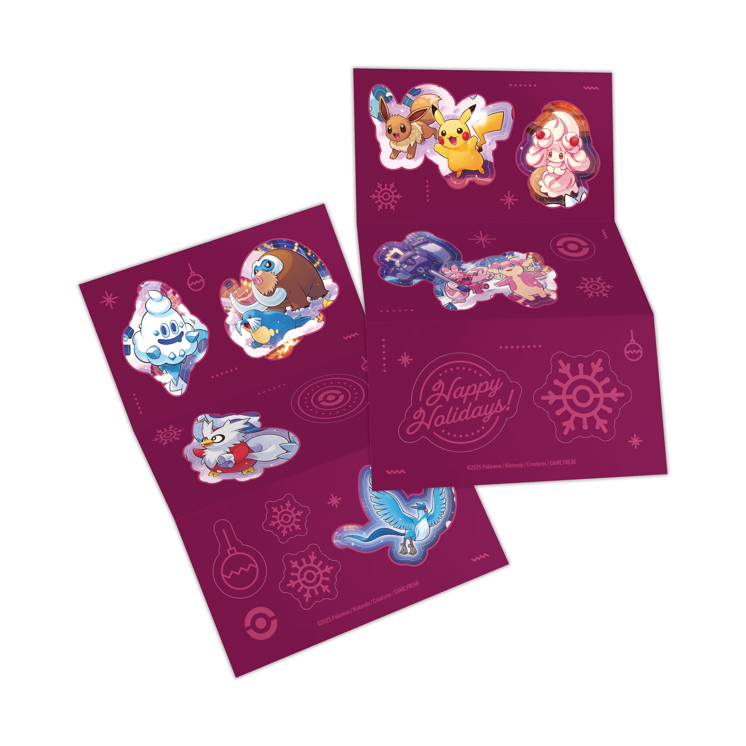Pokémon: calendario delle feste del GCC Pokémon (otto carte olografiche, sei buste di espansione, sette buste di prova e tanto altro)