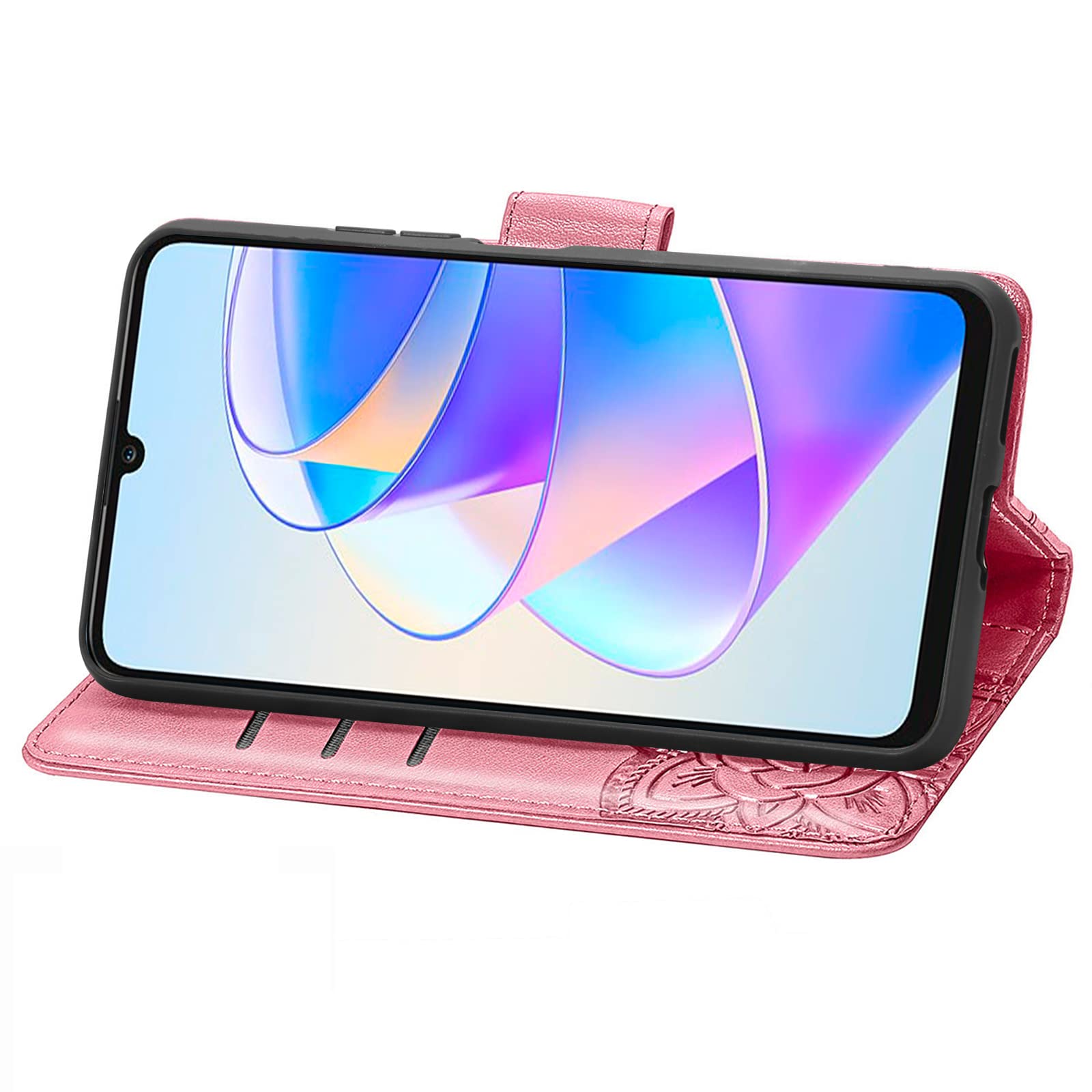 Custodia a libro per Honor 200 Lite portafoglio - Mayaxess nera - Italiano