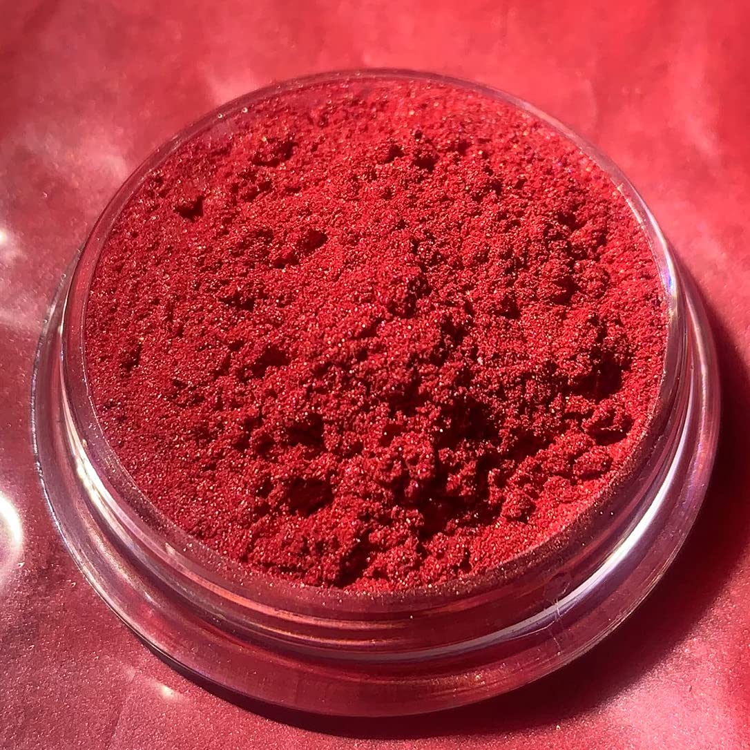 Dipoxy Rubin-Rot-Pearl-Rot03 Pigment Pigment Colorante per resina epossidica, resina poliestere, sistemi di poliuretano, cemento, vernice, gioielli in resina (100 g)