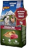 DeliBest Adult Sensitive Complete Dog Rind I Halbfeuchtes Futter für Hunde Adult I aus 100% Schweizer Rindfleisch I getreidefrei & ohne andere Zusätze I Hundefutter kaltgepresst I 1 kg 1 kg (1er Pack) Rind