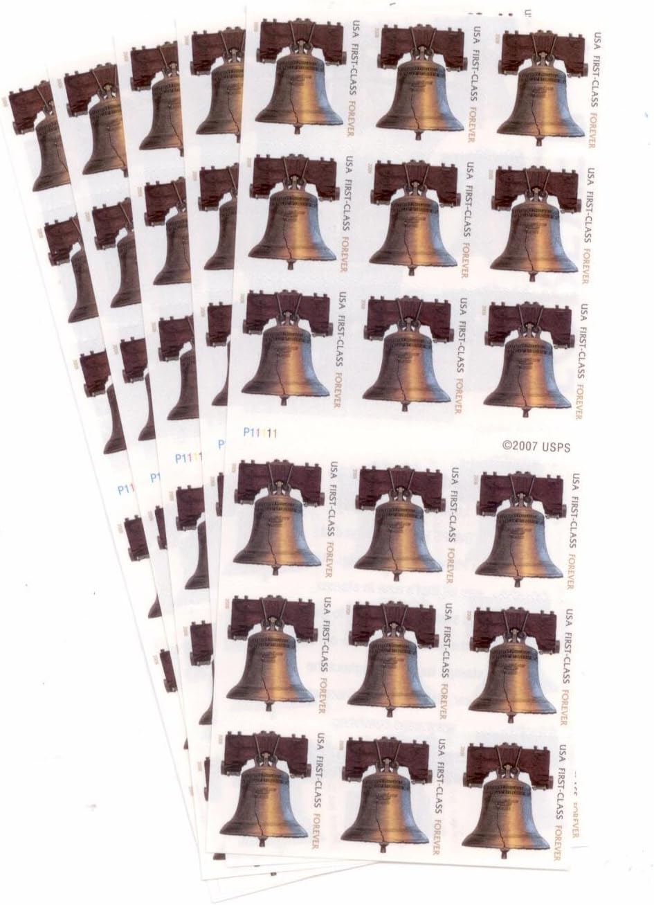 USPS Forever Stamps Liberty Bell 90-stamp sheets