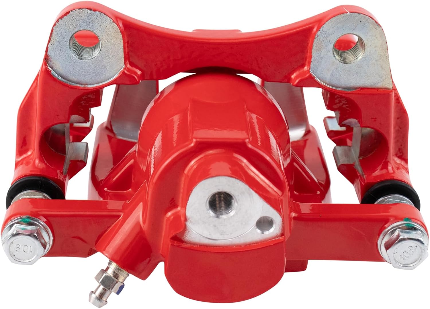 TRQ Rear Right Brake Caliper w/Bracket Performance Red Passenger Side Compatible with 2010-2015 Lexus RX350 2012-2015 RX450h 2014-2019 Toyota Highlander 2011-2020 Sienna