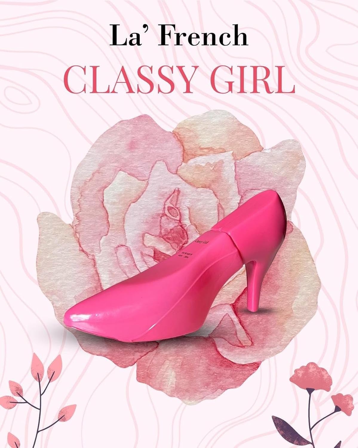 LA' French Classy Girl Long Lasting, Skin Friendly, Perfume For Women 2.87Fl Oz /85 ml (Pack of 1)