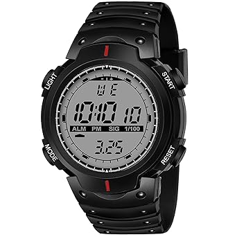 MATRIX Digital Sports, Silicone Soft Strap, Multi-Function, Waterproof & Shockproof Wrist Watch for Men & Boys