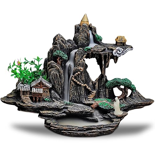 Rückfluss Wasserfall Räuchergefäß,Bergwasserfall Rückfluss Räuchergefäß,Mountain Backflow Räuchergefäß,Lustig Aromatherapie Geschenke für