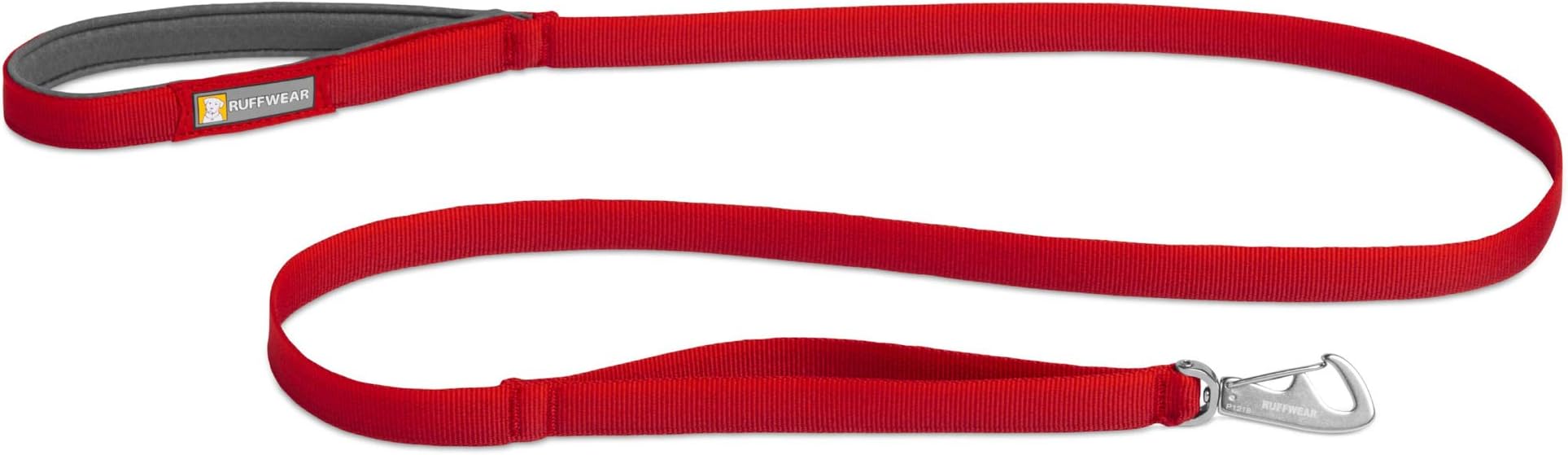 RUFFWEARFront Range Dog Lead, 5 ft Leash with Padded Handle for Everyday Walking, Red Sumac