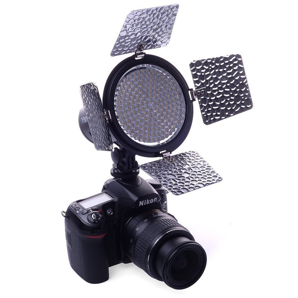 YONGNUO YN216 YN-216 LED Video Light 3200K - 5500K sparare fotocamera con 4 tavole a color