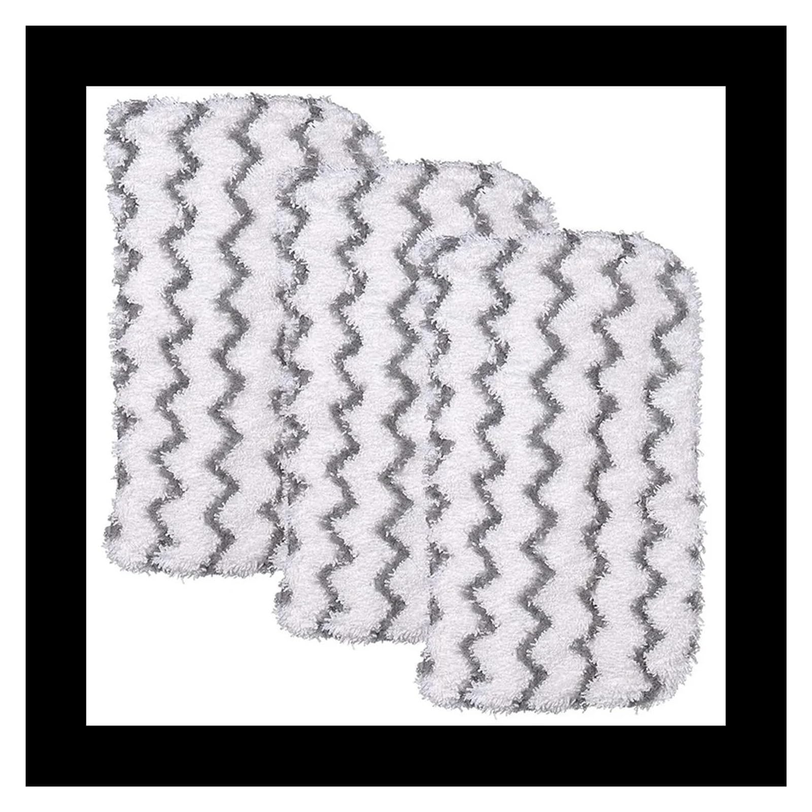 Paquete De 10 Almohadillas De Repuesto For Fregona A Vapor. Compatible con Shark S1000 S1000A S1000C. Trapeador De Repuesto De Microfibra