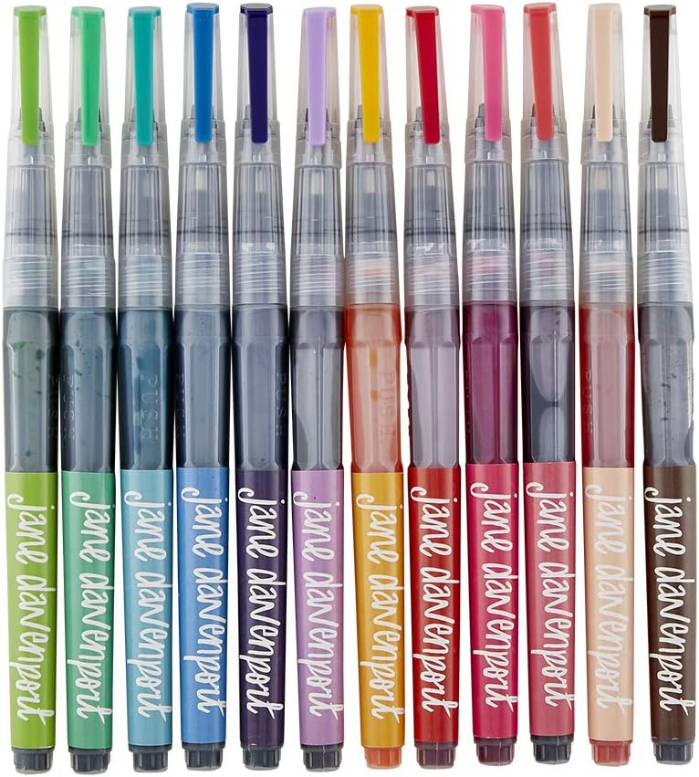 Jane Davenport MERMAID MARKERS 12/PKG, Multi