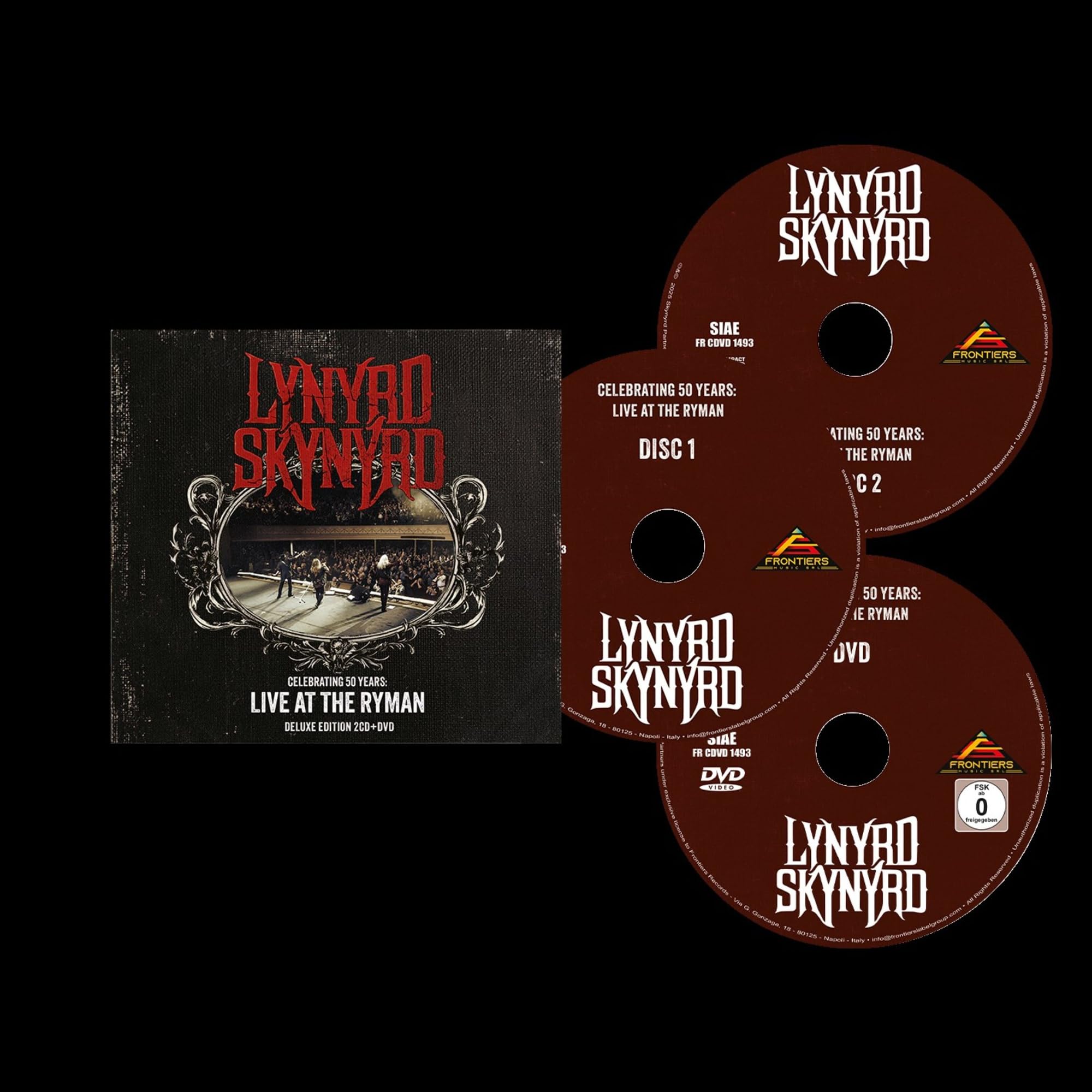 Lynyrd Skynyrd Celebrating 50 Years Live At The Ryman CD + DVD Digipack New