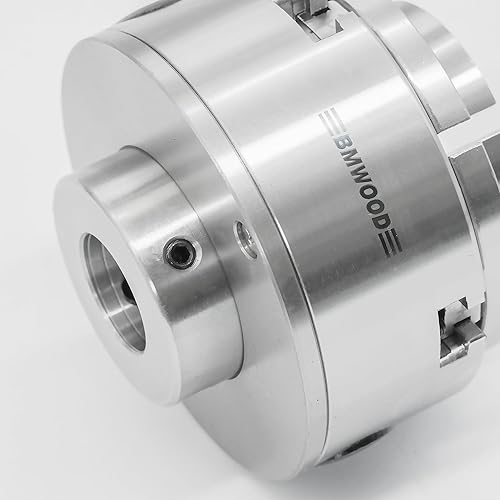 Miniatura 6 de NCK-3.75ZN Portabrocas de torneado de madera de 3-34 pulgadas con rosca directa de 1 "x 8 TPI, tornillos de bloqueo para torneado inverso,