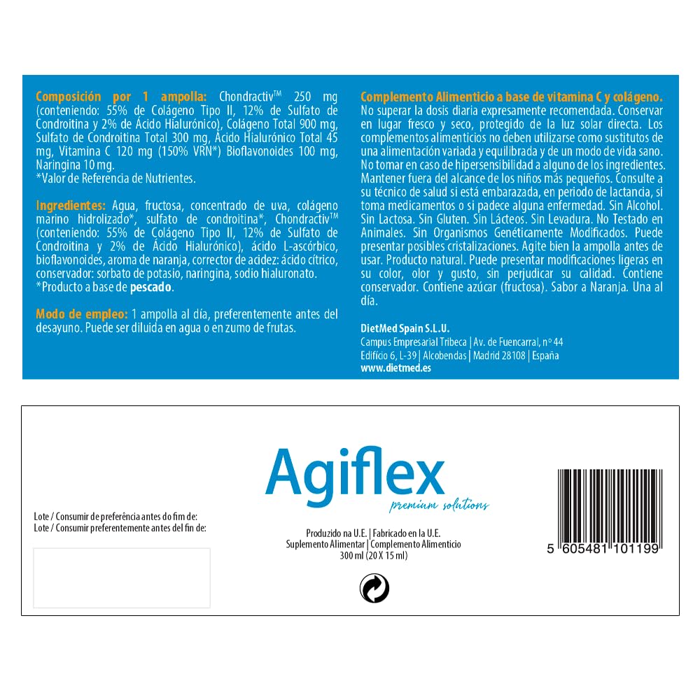 DIETMED AGIFLEX 20amp. – produit multifonction à large champ d’application, convient à ceux qui recherchent un produit fiable au quotidien, boîte de 20 ampoules et associe fonctionnalité pratique et s