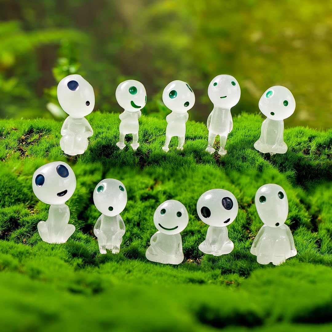 Halloween Figures for Miniature Dollhouse Fairy Garden Accessories Micro Landscape Decorations (Green 20) - Image 4
