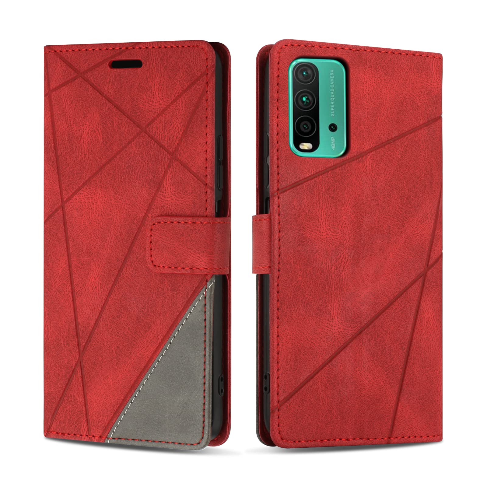 TOUCASA Cover per Xiaomi Redmi 9T / 9 Power/Poco M3, Flip Wallet Case Custodia in Pelle PU, Slot per Schede,[Antiurto Portafoglio] [Supporto Stand] Custodia per Redmi 9T / 9 Power (Cane