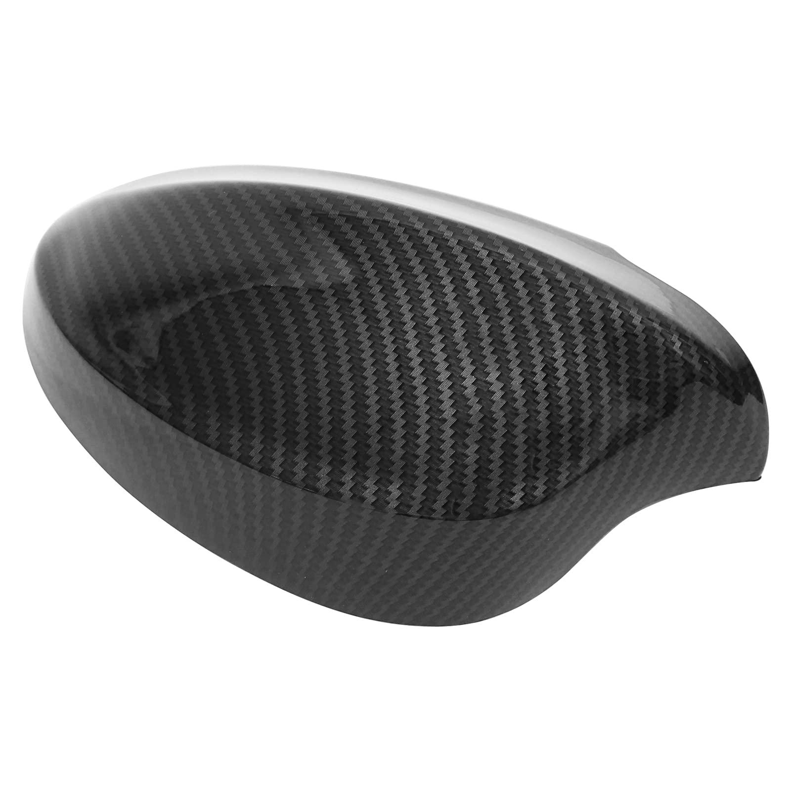 HouYeen Black Carbon Fiber Rearview Mirror Cover Cap for B-MW 3 