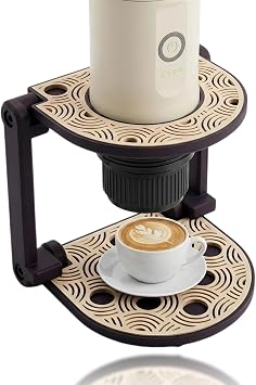 Portable Espresso Stand for OutIn Nano, NanoEspresso & Picopresso, Foldable Espresso Machine Stand for Camping, Hiking & Office, Heat-Resistant High-Performance Compound, Compact Travel Coffee Gear