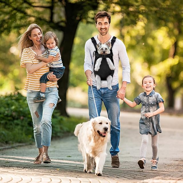 Foto 7 de 7 de HMCEY Mochila para Mascotas,Mochila Transportin Perro Gato Ajustable,Pet Travel Backpack,Bolsa de Viaje Gato…