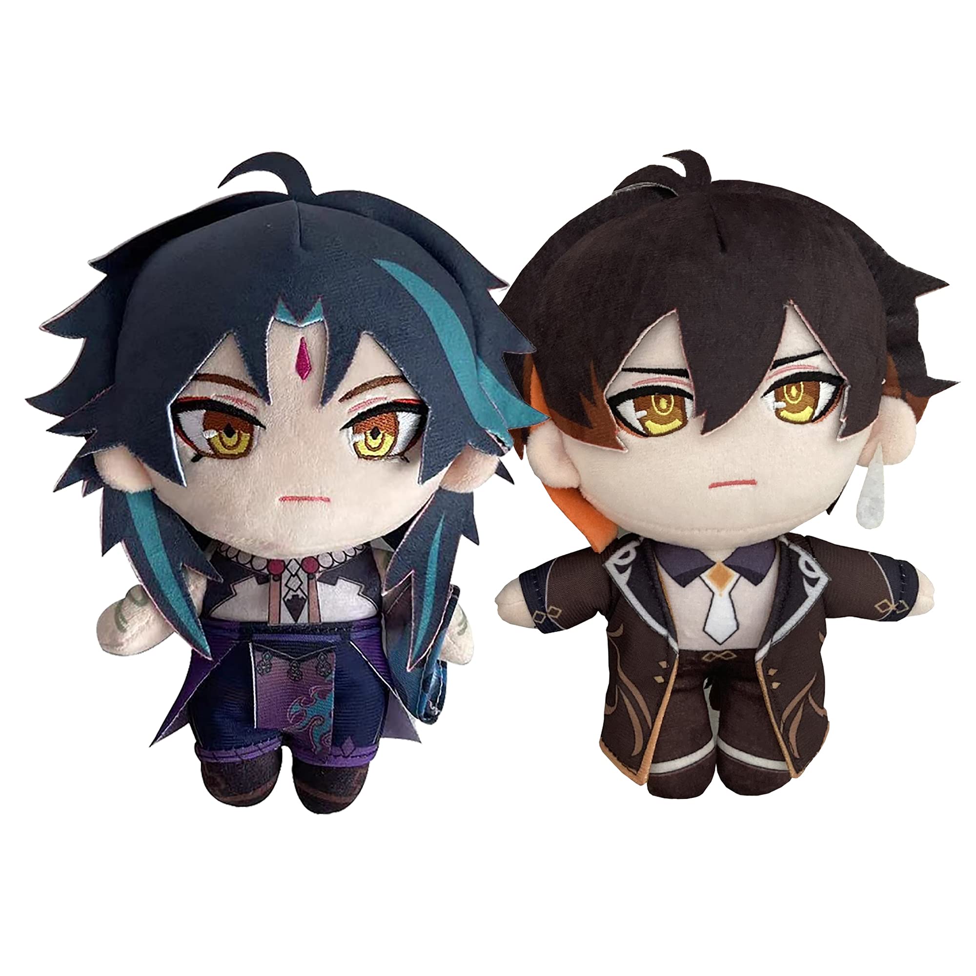 Buy 20cm Genshin Impact Plush Toy Xiao Zhongli Plushie Stuffed Doll