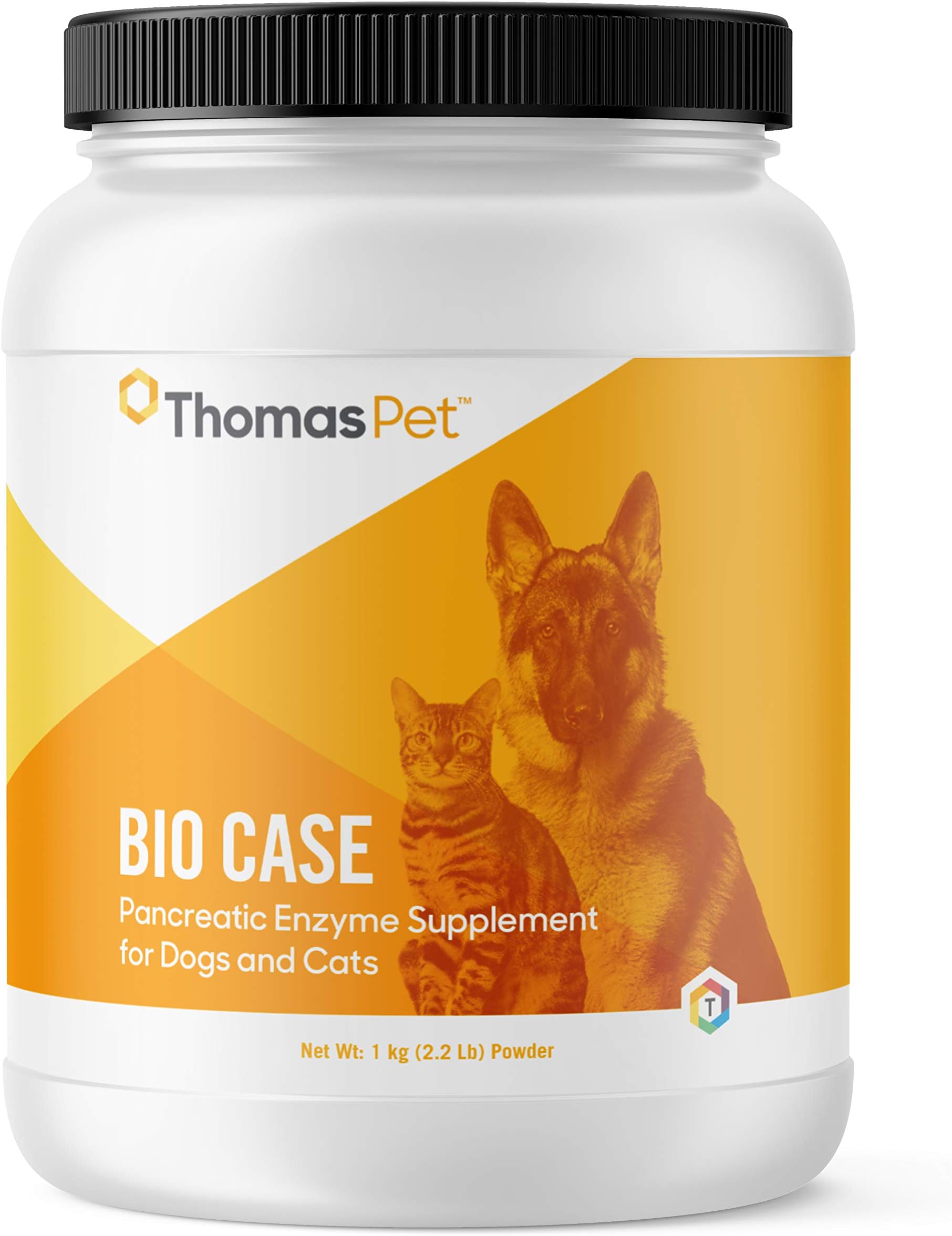 Thomas Labs Bio Case - Pancreatic Enzyme Supplement for Dogs & Cats - Digestive Aid - (2.2 Pounds, Powder)