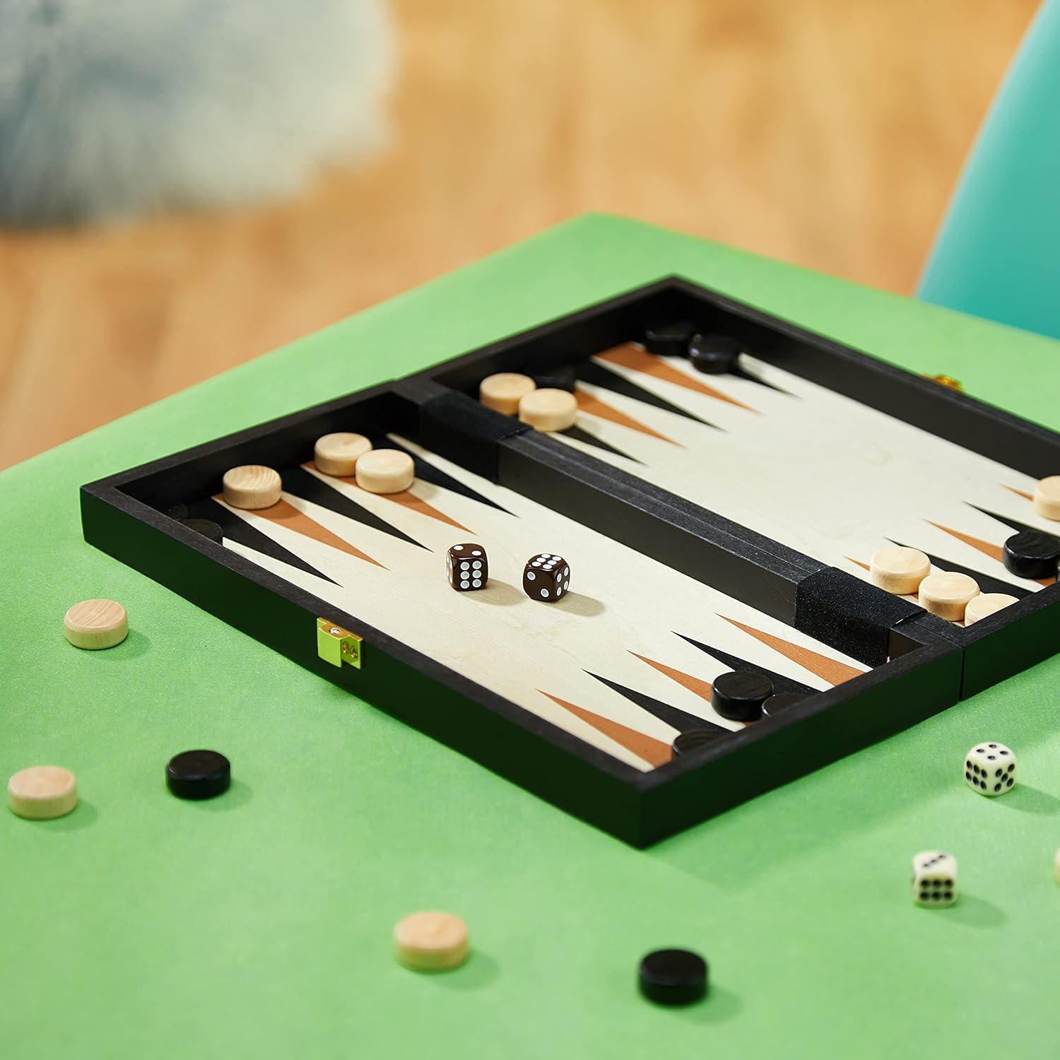 Philos Travel Chess, Backgammon & Checkers Set for 2 Players, Ages 7+ to 99+