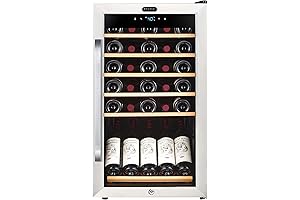 Whynter 34-Bottle Freestanding Stainless Steel Wine Refrigerator