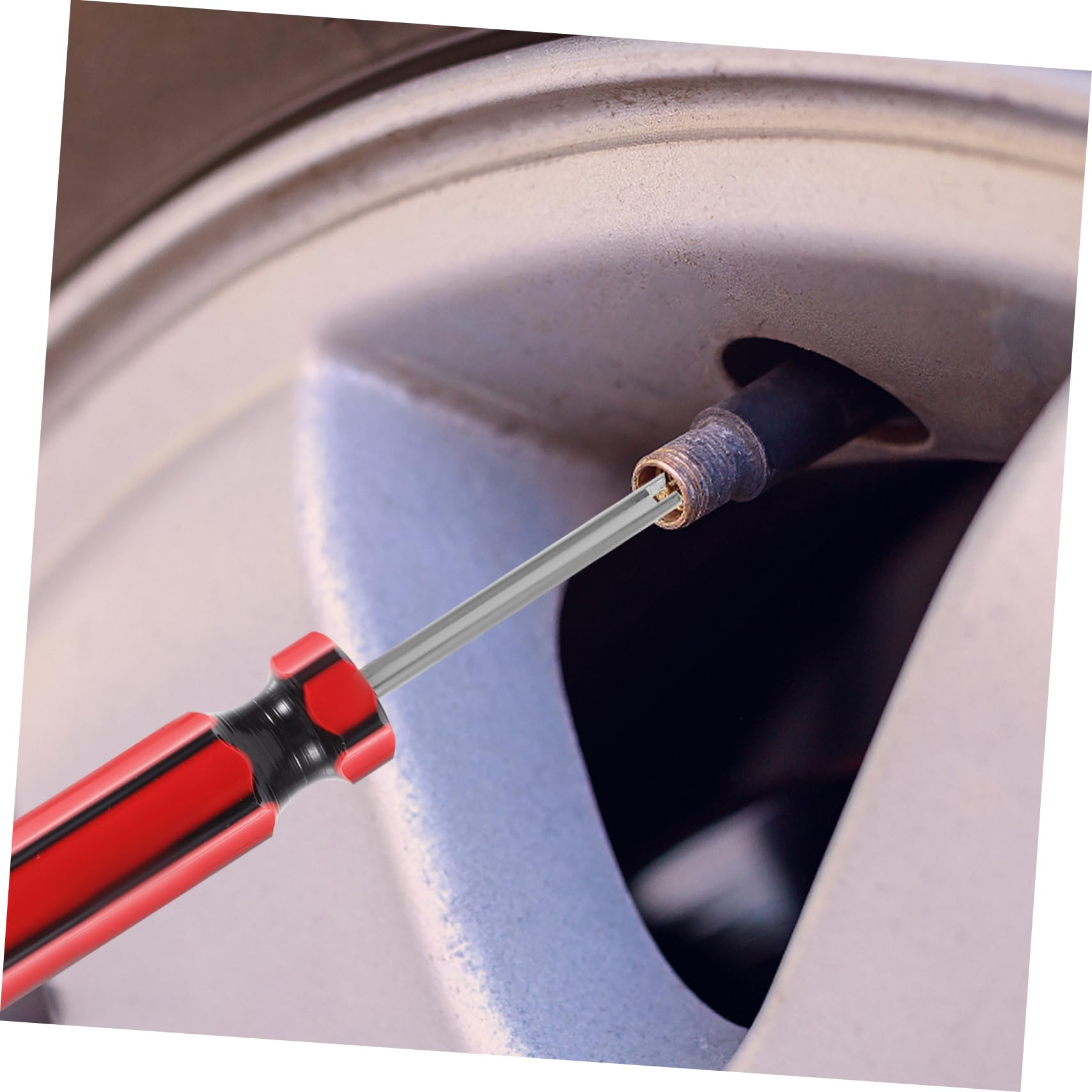 Zerodeko 5 Ensembles Outils De Réparation De Pneus Cœur Auto Voiture Trousse Outil De Retrait De Tige De Valve De Vélo Outil De Démontage De Pneu De Vélo Polypropylène 5 Pièces * 5