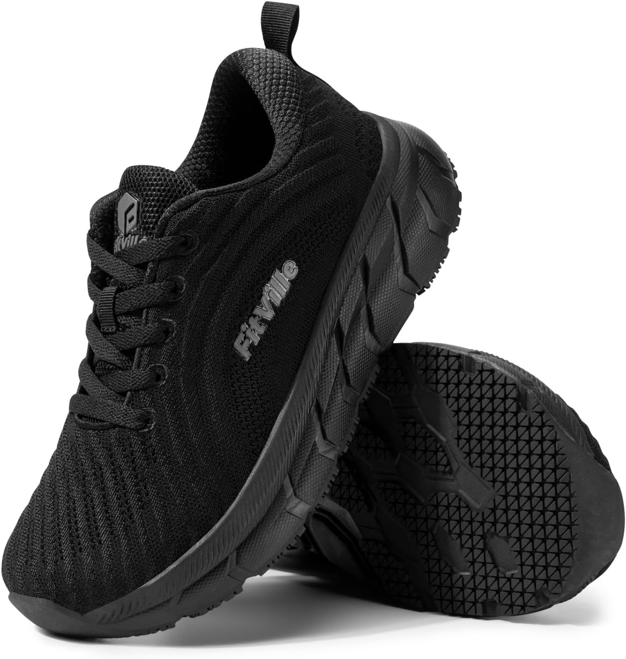 FitVille Wide Walking Shoes for Men Comfortable Lightweight Running Wide Toe Box Shoes for Men Non Slip Cushioned - Image 7