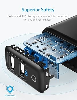 Amazon.com: Anker Dual USB Wall Charger, PowerPort II 24W