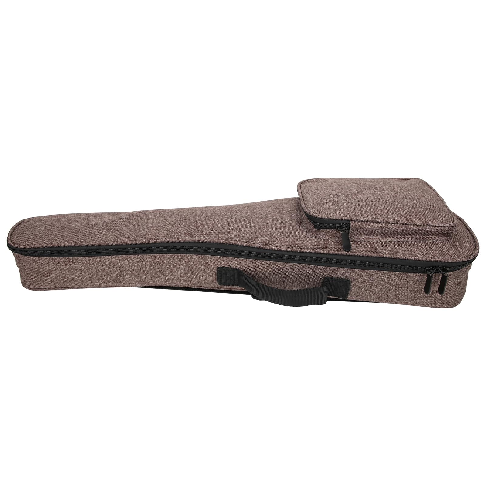 RiToEasysports Custodia per Ukulele Custodia in Nylon con Doppia Cerniera Portatile con Schiuma Spessa 10 Mm per Soprano Tenore Ukelele Principiante Adulto (#13)