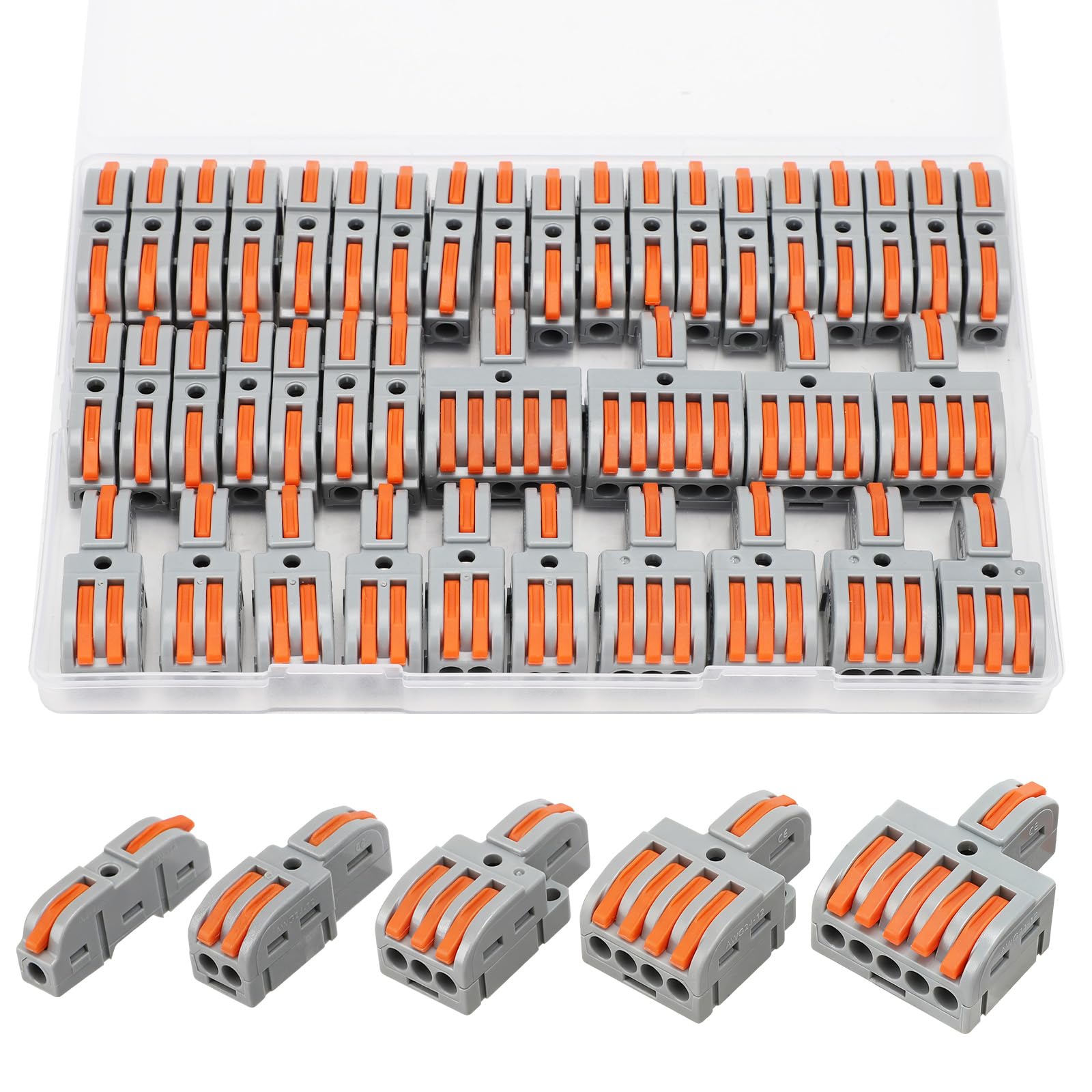 Linkstyle 40Pcs Lever Wire Connectors - electrical connectors | Mubboo