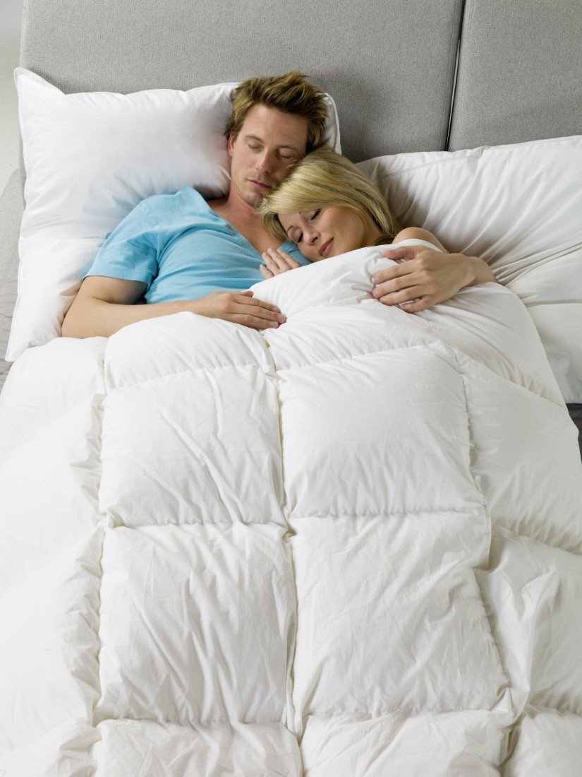 Duo Steppbett 135 x 200 cm - Füllung mit Tencel Fasern (1000 g) - Walburga Fascination Bettdecke für den Winter - Waschbar bis 60 Grad - trocknergeeignet