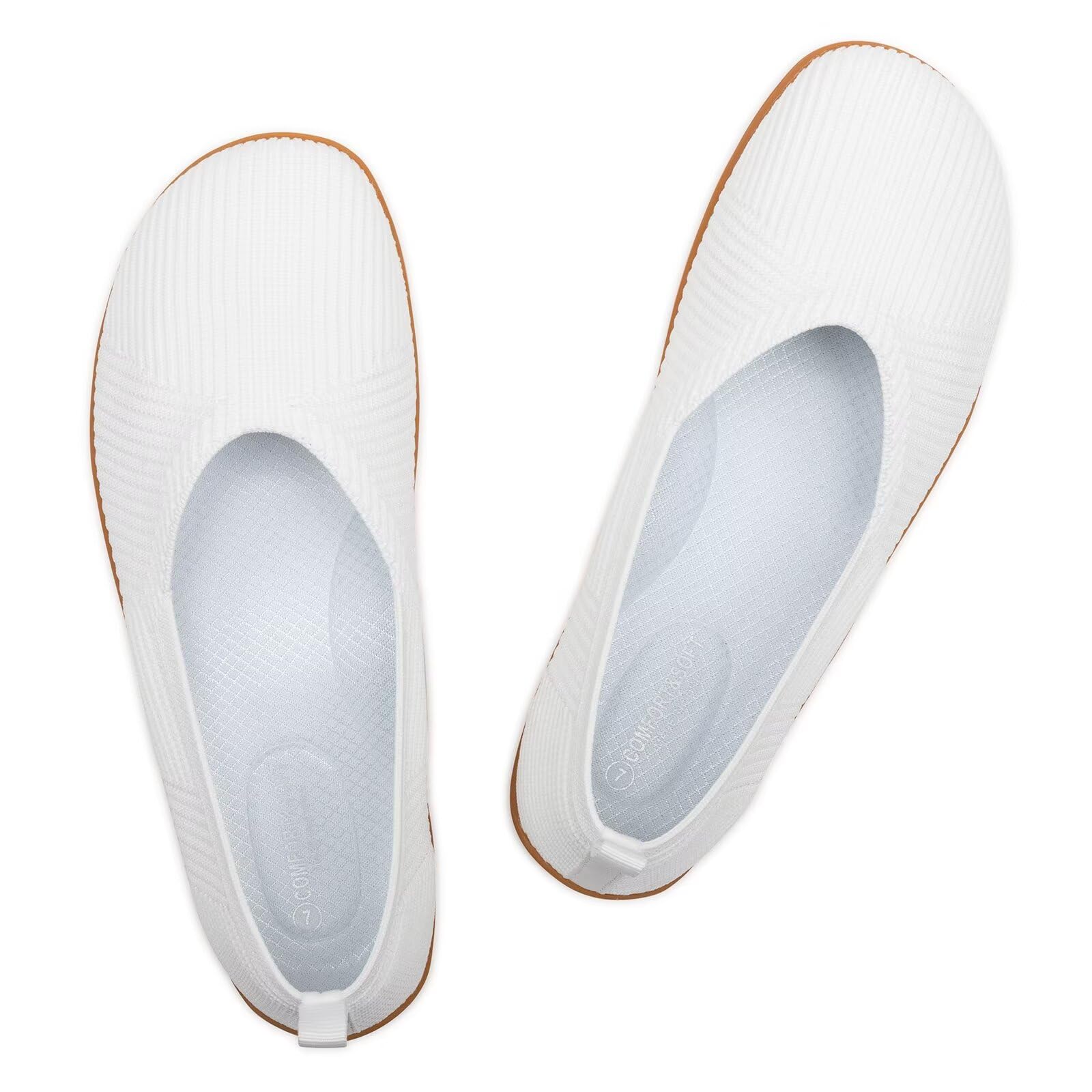 Frank Mully Damen Ballerinas, Sommer Bequeme, rutschfeste, b